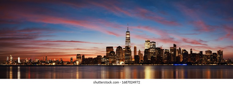 New York City skyline urban view with historical architecture  - Powered by Shutterstock