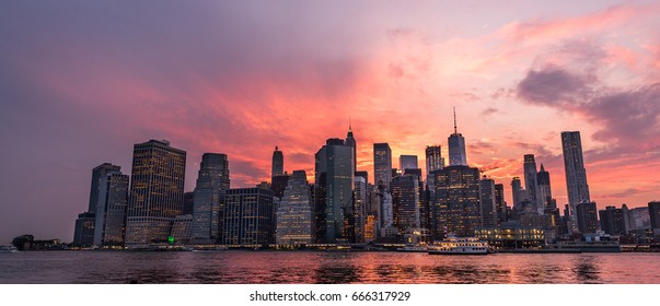 City Skyline Sunset Images Stock Photos Vectors Shutterstock