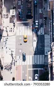 New York City Street from above - Shutterstock ID 793353280