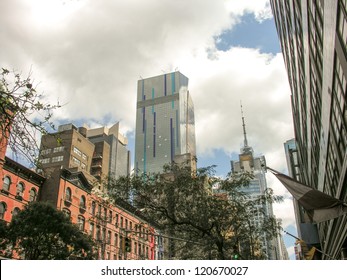 New York City Street Buildings.