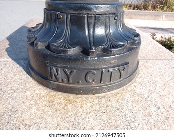 New York City Street Lamp Base