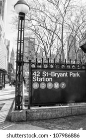 New York City Subway Signs, U.S.A.