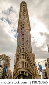 New York City, New York, United States 22 Mar 2013: Flatiron Building New York City, Low Angle View