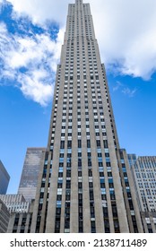 New York City, New York, United States 22 Mar 2013: Rockefeller Center, New York City, Low Angle View