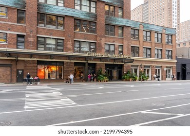 New York City, USA - August 22, 2022: The Exterior View Of Chelsea Market In New York City, USA. Chelsea Market Is A Food And Retail Marketplace With A Global Perspective. 