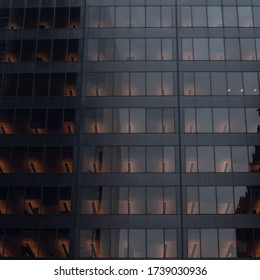 New York City, USA - February 13, 2020: 140 Broadway, Formerly Known As The Marine Midland Building And HSBC Bank Building Is A 51-story International Style Office Building