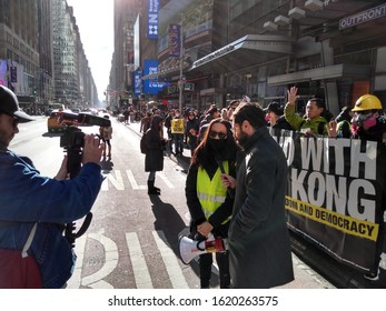 New York City, New York / USA - January 19 2020: Interview With A 