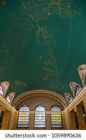 Grand Central Station Ceiling Stock Photos Images