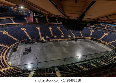 New York City, USA - July 31, 2018: Stadium Of The Madison Square Garden (MSG O Garden) In Manhattan, New York City, USA