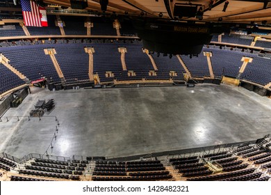 New York City, USA - July 31, 2018: Stadium Of The Madison Square Garden (MSG O Garden) In Manhattan, New York City, USA