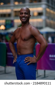 New York City, USA July 28, 2022. Alvin Ailey Dancers Preforms At Bryant Park.  