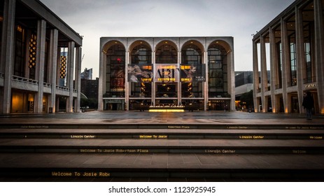 New York City, New York / USA - June 10, 2018: Lincoln Center For The Performing Arts, NYC.