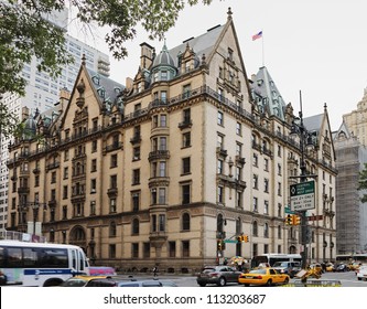 NEW YORK CITY; USA - JUNE 12: The Dakota building; located in the Upper West Side of Manhattan - known as the home of John Lennon and location of his murder. June 12; 2012 in New York City; USA
