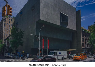 New York City, USA - June 17, 2018: Exterior View Of The Met Breuer Museum On Madison Ave In Manhattan