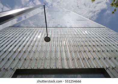 New York City, USA - May 4, 2015: One World Trade Center, Freedom Tower In Manhattan From Below   