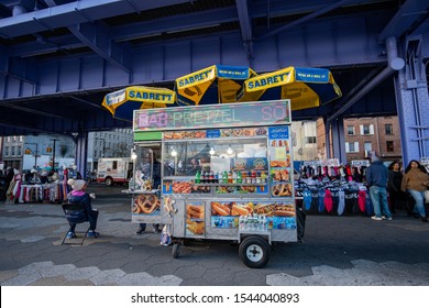 New York City - USA - Oct 18 2019: Pier 15 At The South Street Seaport At Daytime In Autumn