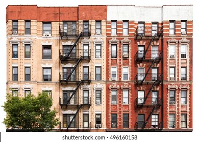 New York City Vintage Style Apartment Building in the East Village of Manhattan