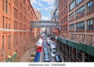 New York City W15th Street Chelsea Market View, Meatpacking District NYC, United States Of America