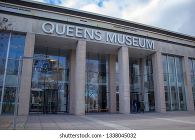 New York City, New York/USA - December 29 2019: Queens Museum At Flushing Meadows Corona Park