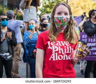 New York City, New York/USA November 7, 2020. Thousands Celebrate Joe Biden Defeating Donald Trump In The Presidential Election  And Kamala Harris The First Woman Vice President Of The United States. 