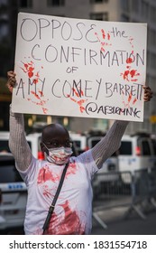 New York City, New York/USA October 11, 2020 Af3irm Held A Demonstration Today, They Are A National Organization Of Women Fighting Anti Imperialism And Anti Oppression In All Its Forms. 