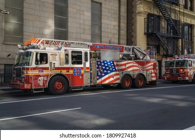 New York City, New York/USA September 6, 2020 The Father Mychal Judge 911 Walk Of Remembrance Honoring All The Fallen First Responders Of September 11, 2001 Terror Attack.