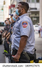 New York City, New York/USA September 6, 2020 The Father Mychal Judge 911 Walk Of Remembrance Honoring All The Fallen First Responders Of September 11, 2001 Terror Attack.