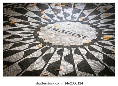 New York City/New York-07/17/2019 Photo From Strawberry Fields In New York