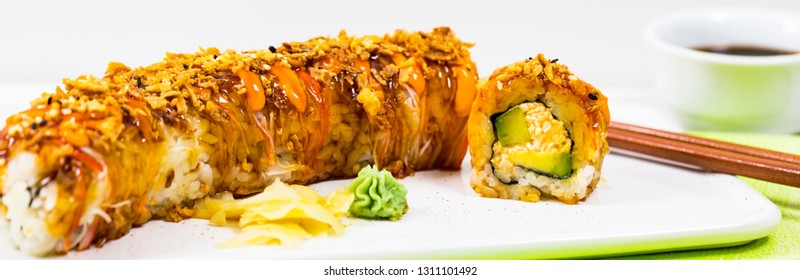 crunch roll sushi
