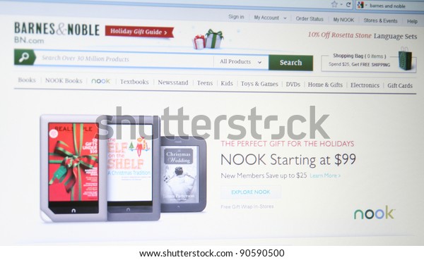 New York Dec 9 Barnes Noble Stock Photo Edit Now 90590500