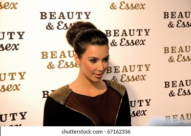 NEW YORK - DECEMBER 10: Kim Kardashian  attends the opening of  Beauty & Essex, new downtown restaurant from Rich Wolf, Peter Kane, and Chris Santos on December 10, 2010 in New York City.