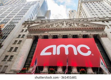 New York - DECEMBER 18, 2013: AMC IPO On New York Stock Exchange