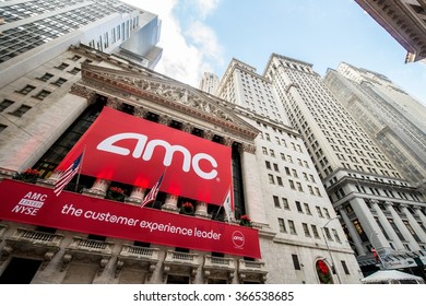 New York - DECEMBER 18, 2013: AMC IPO On New York Stock Exchange