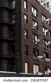 New York, December, 2017, Apartment Building Under Renovation