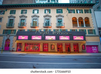 NEW YORK - DECEMBER 5, 2019: The August Wilson Theatre In New York. It Is A Broadway Theatre Located At 245 West 52nd Street In Midtown Manhattan