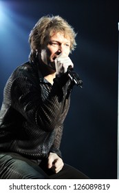 NEW YORK - FEB 23: Jon Bon Jovi Performs At Madison Square Garden On Feb 23, 2011 In New York City.