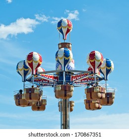 NEW YORK - JUNE 27: Coney Island's Park Attraction. Coney Island Luna Park Has Every Year About 450,000 Visitors With Over 1.7 Million Rides.