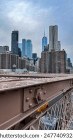 New York Manhattan NYC bridge city big Apple