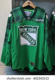 green new york rangers jersey