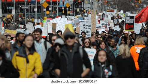 NEW YORK - MARCH 24. 2018: March For Our Lives