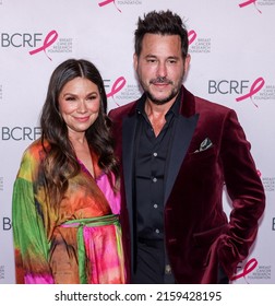 NEW YORK - MAY 10: Gretta Monahan (L) And Ricky Paull Goldin Attend The Breast Cancer Research Foundation's Hot Pink Party At The Glasshouse On May 10, 2022 In New York City