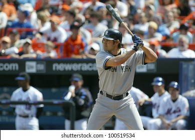 NEW YORK - MAY 20: Johnny Damon #18 Of The New York Yankees Plays Against The New York Mets On May 20, 2006 At Shea Stadium In Flushing, New York.