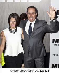 NEW YORK - MAY 23: Jerry and Jessica Seinfeld attend the 'Men In Black 3' New York Premiere at Ziegfeld Theatre on May 23, 2012 in New York City.
