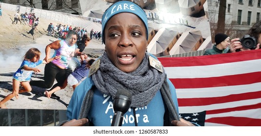 New York, NY - 12.17.2018: Bench Trial Held For Patricia Okoumou, With Her Lawyers Michael Avenatti And Ron Kuvi, At Federal Court In New York City. 