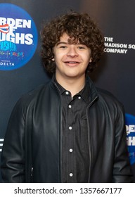 New York, NY - April 2, 2019: Gaten Matarazzo Attends Garden Of Laughs Comedy Benefit At Madison Square Garden