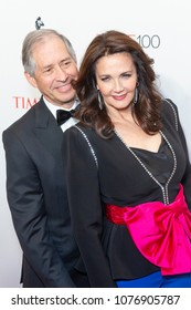 New York, NY - April 24, 2018: Robert Altman, Linda Carter Attend 2018 Time 100 Gala At Jazz At Lincoln Center