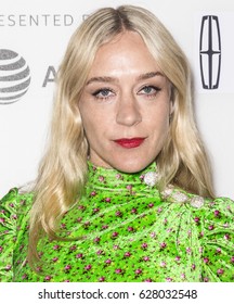 NEW YORK, NY - APRIL 24, 2017: Actress Chloe Sevigny Attends 'The Dinner' Premiere At BMCC Tribeca PAC During 2017 Tribeca Film Festival