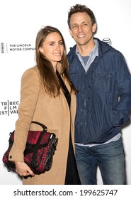 NEW YORK, NY - APRIL 25: Alexi Ashe And Seth Meyers Attend The Premiere Of 'Sister' During The 2014 Tribeca Film Festival At SVA Theater