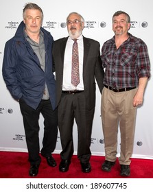 NEW YORK, NY - APRIL 27: (L-R) A Baldwin, B Frank And J Ready Attend Tribeca Talks: After The Movie: 'Compared To What: The Improbable Journey Of Barney Frank' During The 2014 Tribeca Film Festival