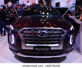 New York, NY - April 28 2019: Hyundai Palisade At The New York Auto Show